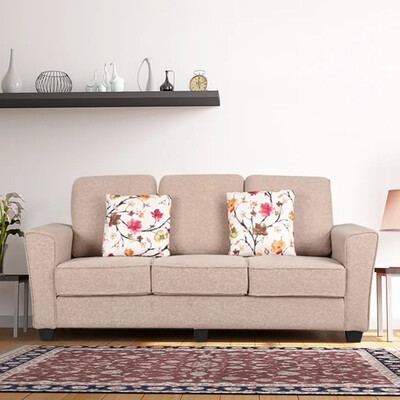 Progro Sofa Set in Beige Color Progro Sofa Set in Beige Color