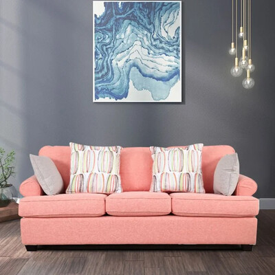 Beauty Sofa Set in Orange Color Beauty Sofa Set in Orange Color