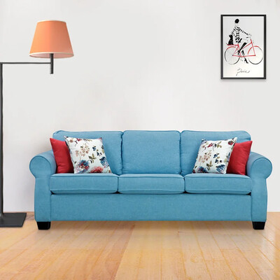 Unique Sofa Set in Blue Color Unique Sofa Set in Blue Color