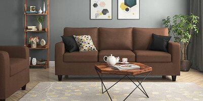 Crystal Sofa Set in Brown Color Crystal Sofa Set in Brown Color
