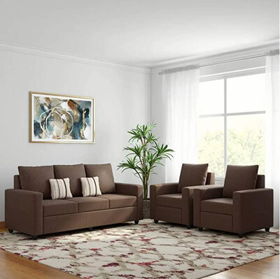 Superb Sofa Set in Brown Color Superb Sofa Set in Brown Color