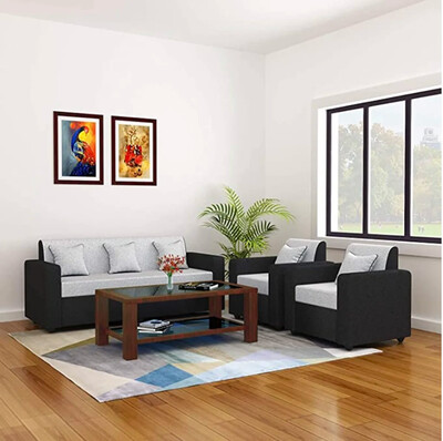 Classic Sofa Set in Grey Color Classic Sofa Set in Grey Color