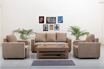 Supreme Sofa Set in Beige Color Supreme Sofa Set in Beige Color