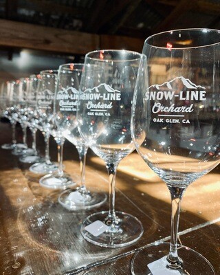 Glass of Snowline Wine