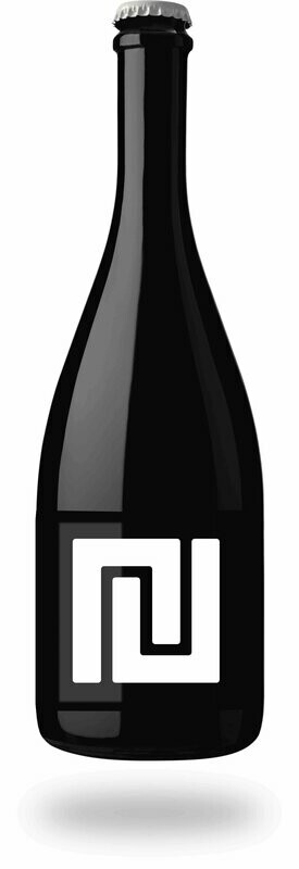 Intrigata bottiglia da 0,75 L.