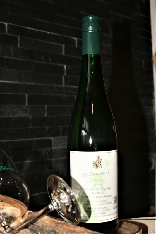 2021er Kettermann´s Riesling Qualitätswein feinherb 2021er Kettermann´s Riesling Qualitätswein feinherb