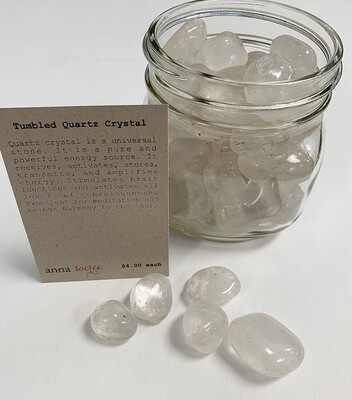 Tumbled Quartz Crystal