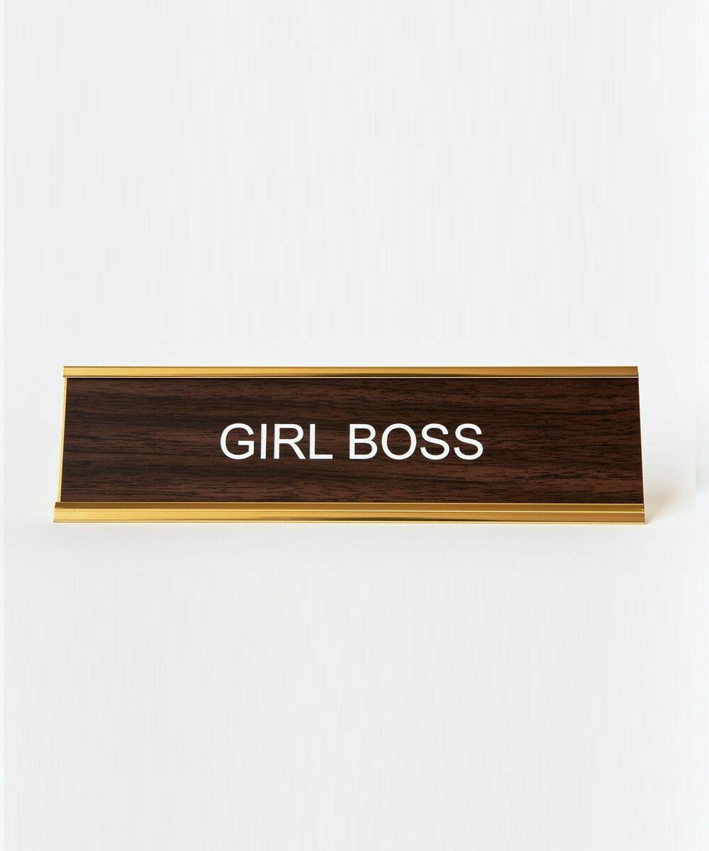 Girl Boss Name Plate