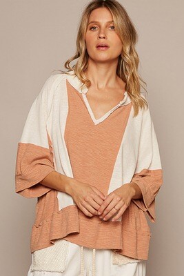 Half Sleeve Oversized Fit Knit Top
