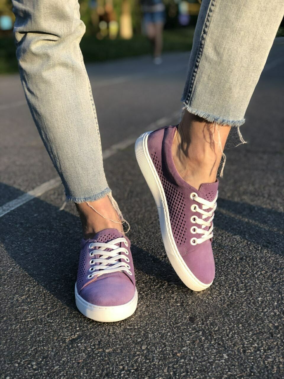 Женские кеды &quot;Lilac&quot;