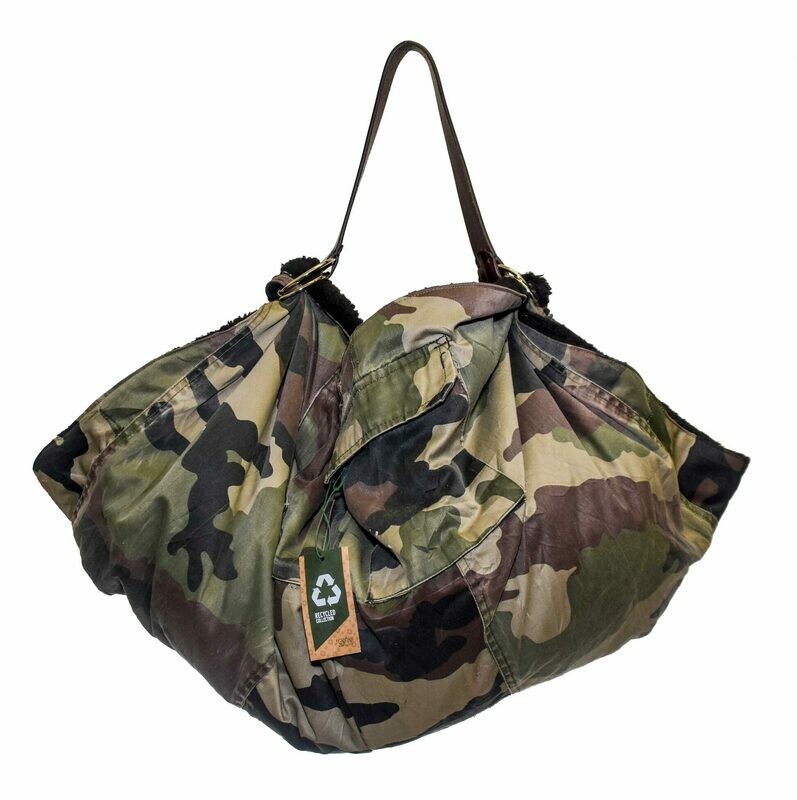 Borsa RECYCLED ARMY LIMITED EDITION NERO