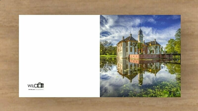 Kaart Fraeylemaborg te Slochteren in het voorjaar.