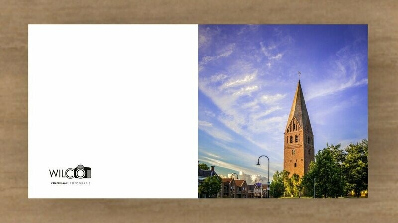 Kaart van de Juffertoren in Schildwolde