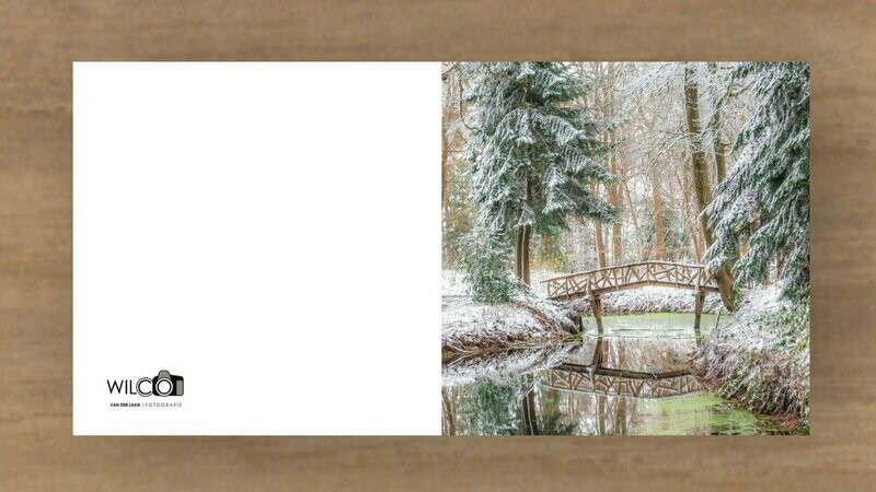 Een besneeuwd slochterbos