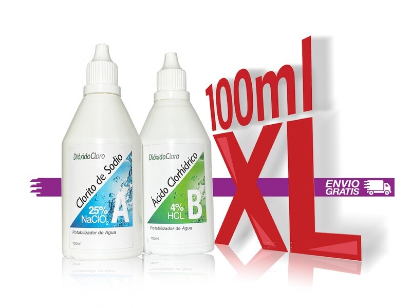 Kit XL - | DIOXIAGUA |  Dioxido Cloro (100ml)