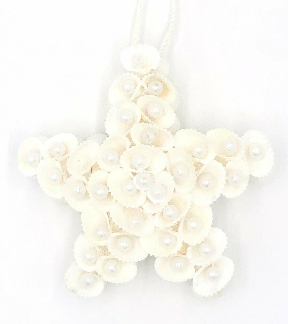 Weihnachtsstern mit Perlen | Christmas Star with pearls