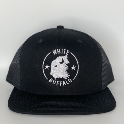 White // Buffalo OG Snapback Hat