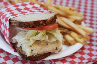 Smoked Cod Sandwich