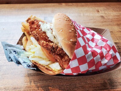 Crispy Halibut Sandwich