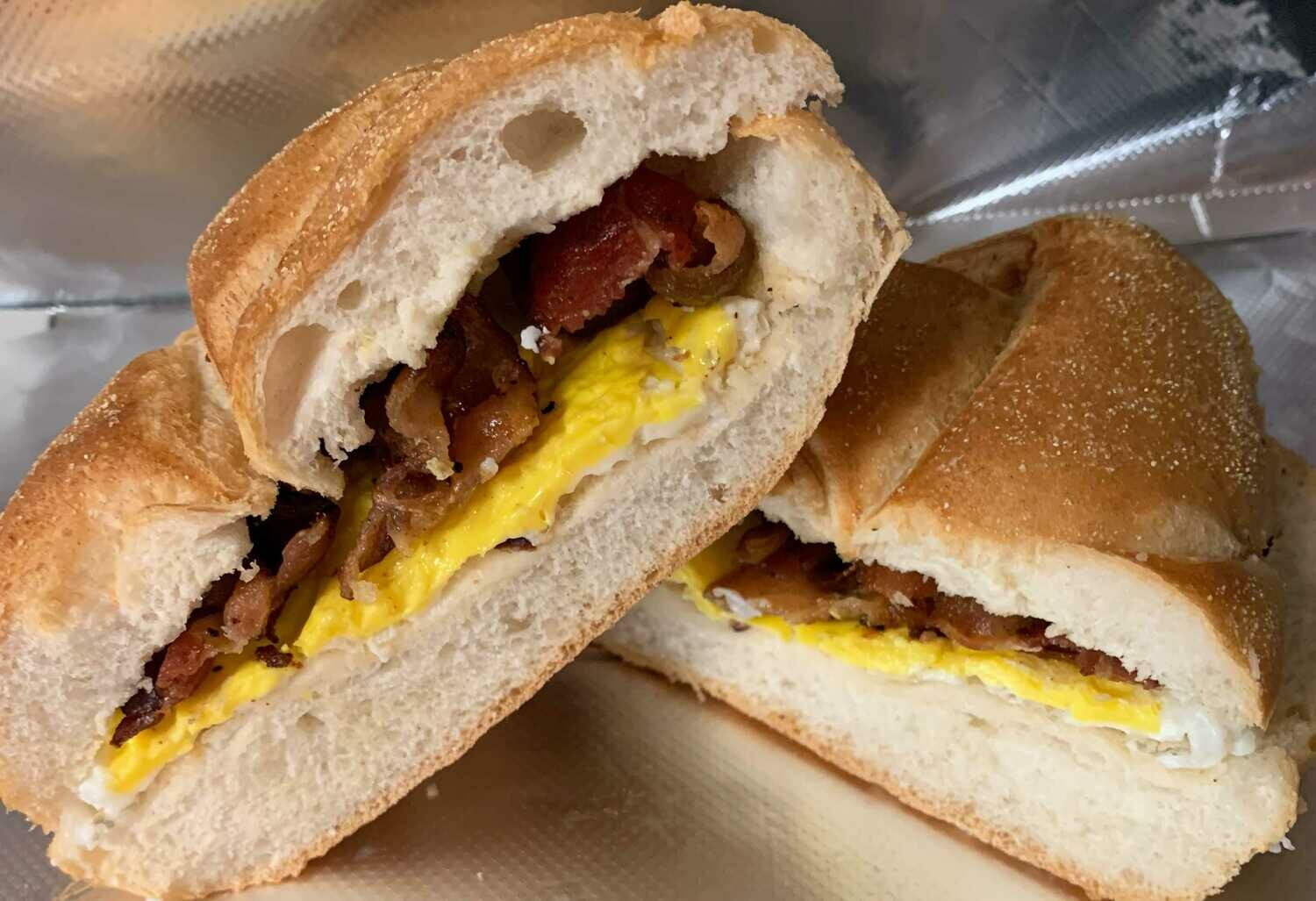 Breakfast Meat & Cheese Sandwich Shop GREENWOOD LAKE BAGELS & BAKERY