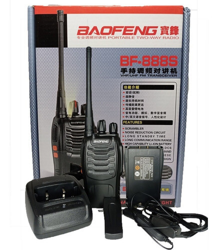 Radio De Dos Vias Baofeng Bf-888s Walkie Talkies