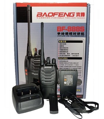 Radio De Dos Vias Baofeng Bf-888s Walkie Talkies