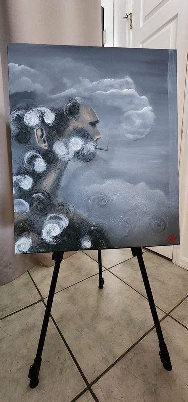 Man of Decision - acrylic original