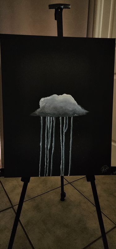 Crying Cloud - abstract original
