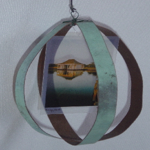 2002 Copper Photo Ball Keepsake
