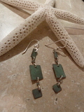 Three Shingle Earrings