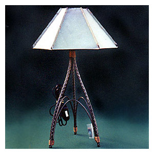 Handcrafted Copper Lamp