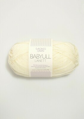 Sandnes Garn Babyull Lanett - Soft White - 1012