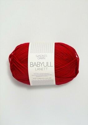 Sandnes Garn Babyull Lanett - Red - 4128