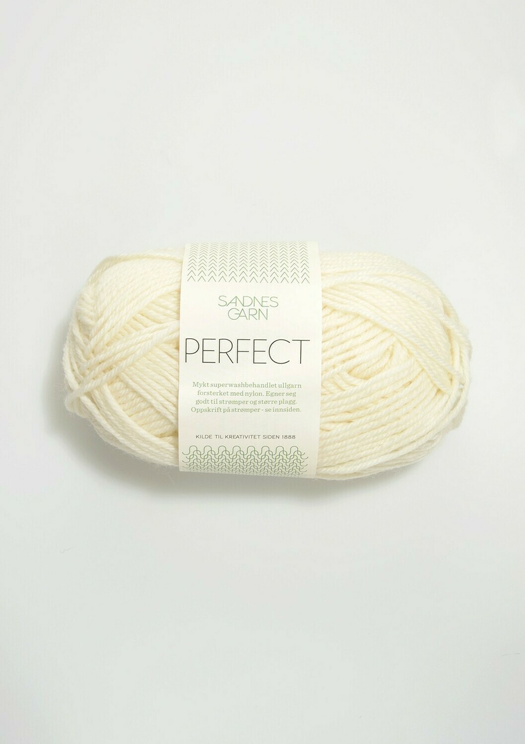 screech Ru fortryde Sandnes Garn Perfect - Unicolour - Natural White 1002