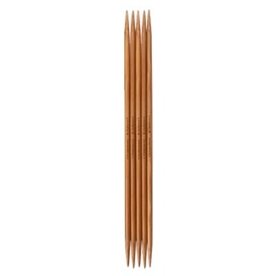 ChiaoGoo Bamboo Double Pointed - 6-inch (15cm) - 5.0 mm (US 8)
