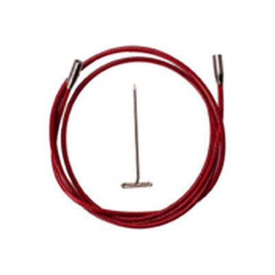 ChiaoGoo Twist Red CABLES for Interchangeable Tips - 30" (75 cm) LARGE