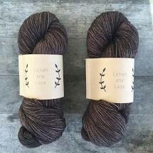 Lichen And Lace - 80/20 Sock - Black Walnut