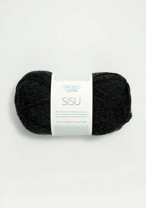Sandnes Garn Sisu - Charcoal - 1088