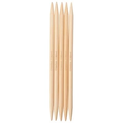 ChiaoGoo Bamboo Double Pointed (Natural) - 6-inch (20.3 cm) - 2.75 mm (US 2)