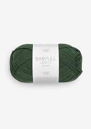 Sandnes Garn Babyull Lanett - Forest Green  - 8082