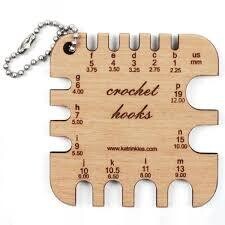 Katrinkles - Mini Tool - Crochet Hooks Gauge