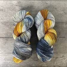 Lichen And Lace - 80/20 Sock - Golden Lake