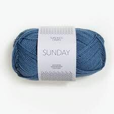 Sandnes Garn - SUNDAY - Dark Sky Blue - 6042