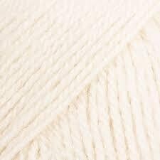 Drops FLORA - Natural White (Uni Colour) - Col 01
