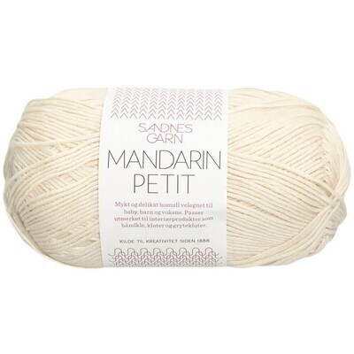Sandnes Garn - Mandarin Petit - Soft White - Col. 1012