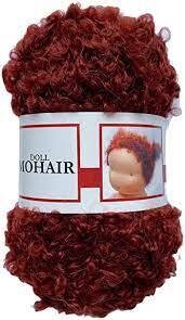 Doll Mohair Yarn - Red Brown - 4570