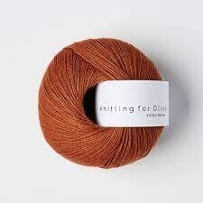 Knitting For Olive - Cotton Merino - Rust