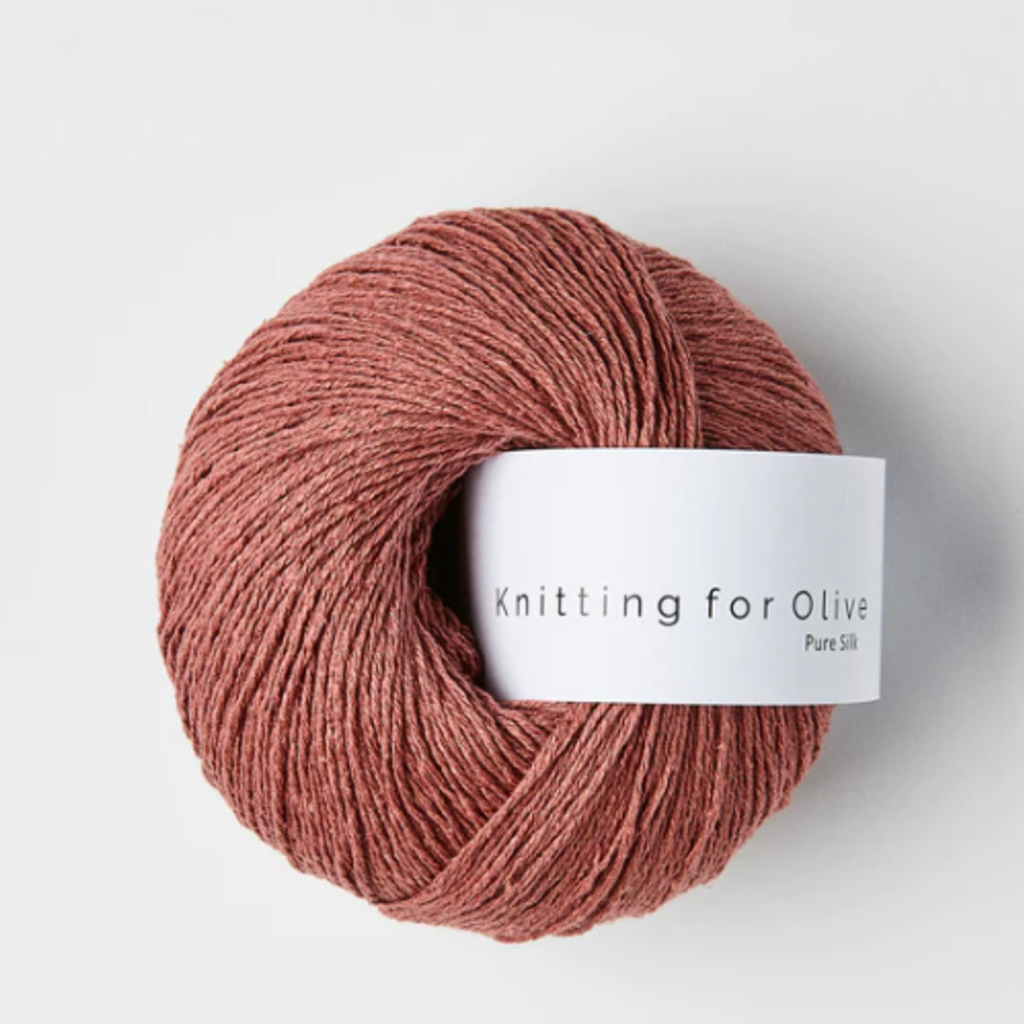 Knitting For Olive - Pure Silk - Plum Rose