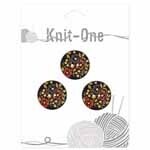 Knit-one Buttons - 7/8 inch - Multi Coloured (X3) #9530740 - 2 Hole
