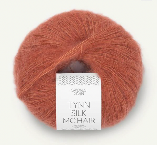 Sandnes Garn - Tynn Silk Mohair - Light Copper Brown - 3535